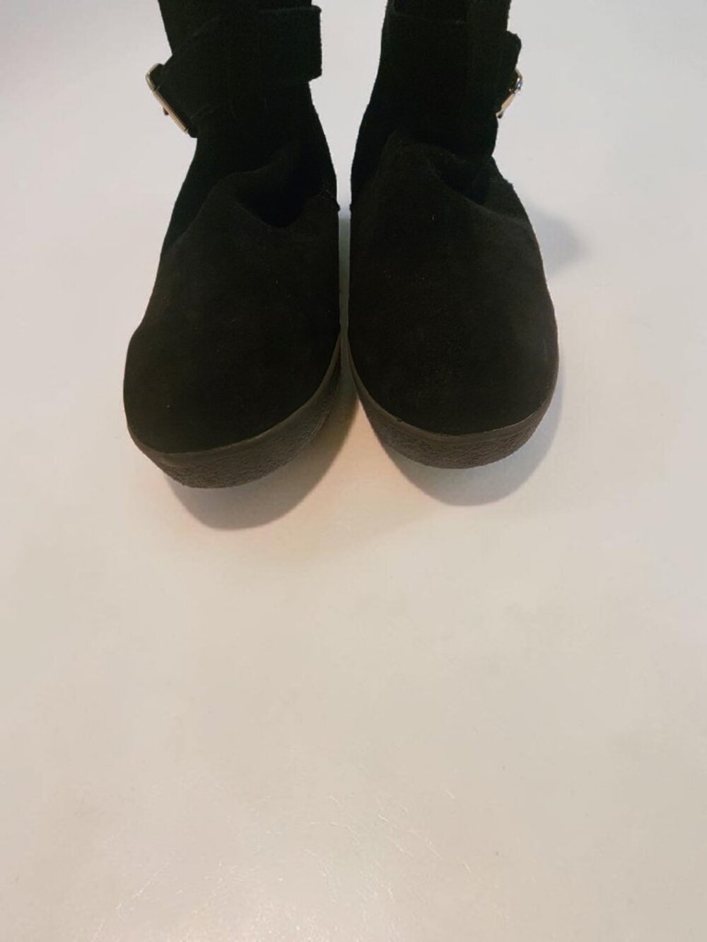Coach Black Suede Mid-Calf Boots – Size 9B - Picture 2 of 10
